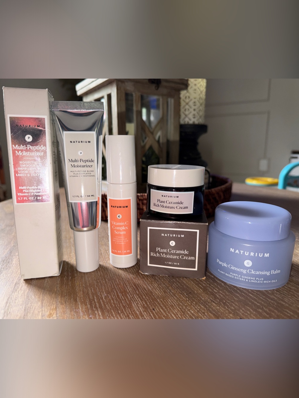 Naturium Bundle- Peptide Moisturizer, Vit C, Plant Ceramide Cream, Balm: RV$86!!